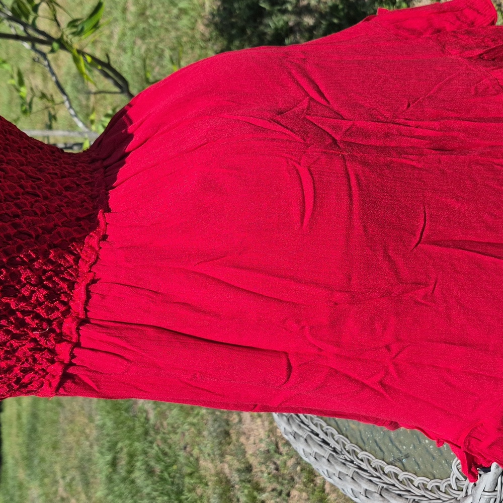 `ღ´- ♥ -`ღ´ Stunning Red Lace Front Dress `ღ´- ♥ -`ღ´ - Picture 12 of 17